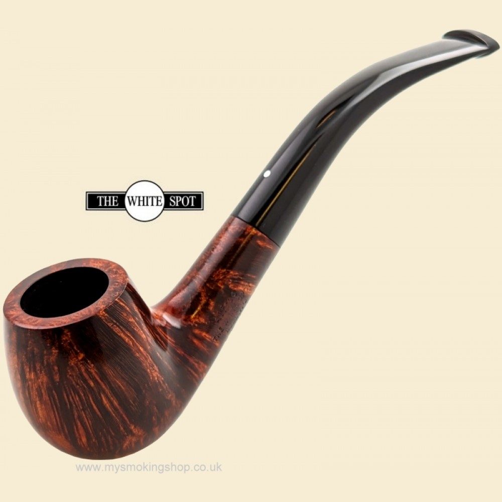 Dunhill Amber Root Dead Root 3 Flame Bent Billiard Flame Grain Pipe 2019